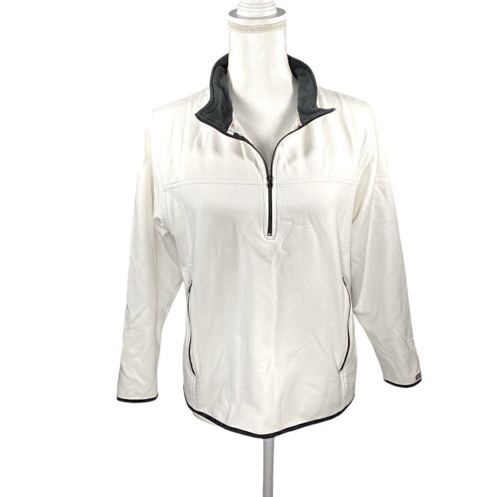 Wilson White Hyper Tek System Long Sleeve 1/4 Zip Pullover Women’s Size Small
